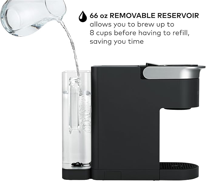Keurig K-Supreme SMART Coffee Maker MultiStream Technology Brews 6-12oz Cup Sizes Black
