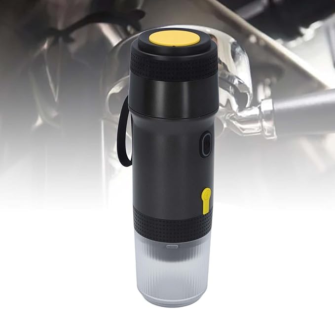 Portable Espresso Maker 20 Bar Portable Coffee Maker Self Heating Car Espresso Maker Automatic Capsule Coffee Machine for Outdoor Travel Home Office