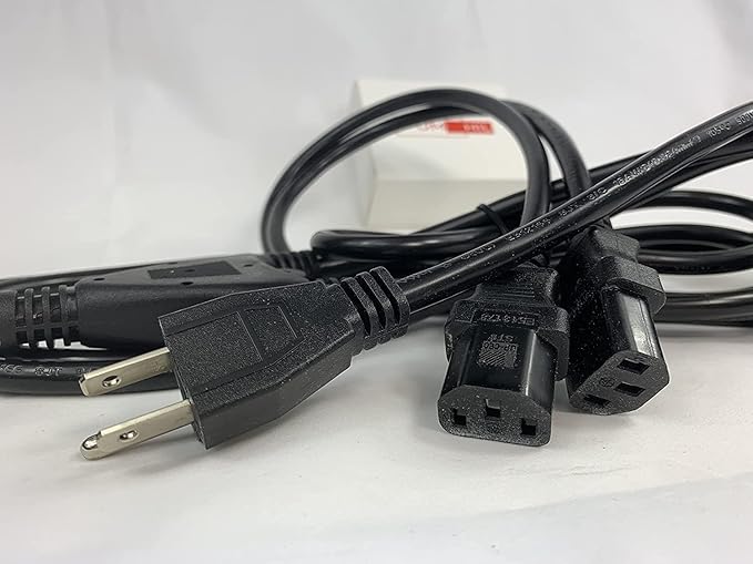 [UL Listed] OMNIHIL 10FT 3 Prong Power Cord Splitter Compatible with Aroma Housewares Rice Cooker 2Qt/4Qt 2-8 Cup