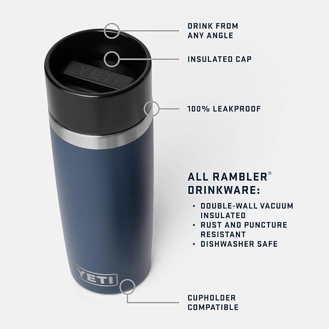 YETI Rambler 34 oz. French Press Coffee Maker (1) 16 oz Travel Bottle Stainless Steel White