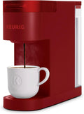 Keurig K- Slim Single Serve K-Cup Pod Coffee Maker with 3 Brew Sizes Multistream Technology 46oz Removable Reservoir Scarlet Red