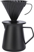 Professional Hand Drip Coffee Maker - 600ml Coffee Dripper &amp Server Perfect Brewing(02)