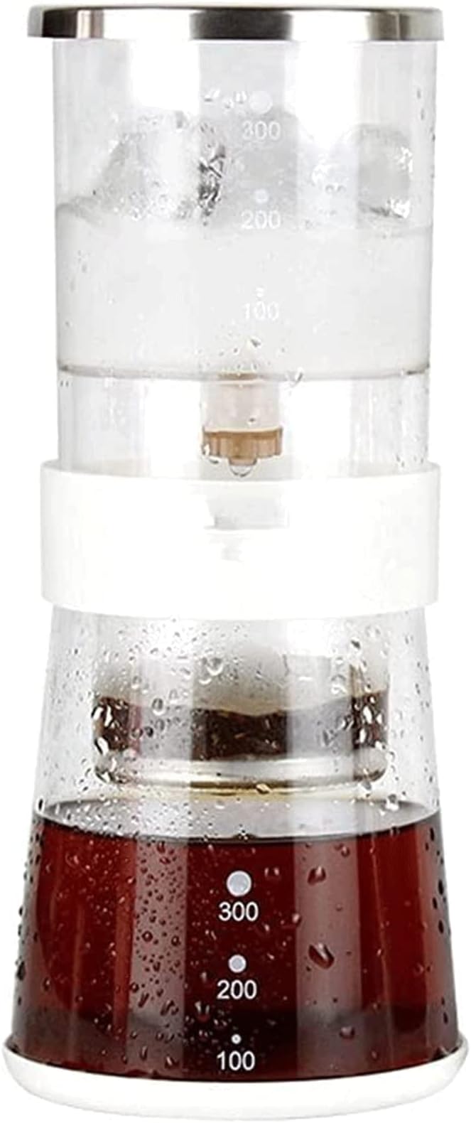 Beverage Equipment Modern Coffee Maker Portable Mini Cold Brew Coffee Maker with Adjustable Free Dripper Good Sealing Iced Coffee Maker Siphon Coffee Maker