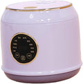 Digital Rice Cooker 7 Cooking Function Portable Versatile Rice Cooking Pot Ceramic Glaze Liner for Pasta Eggs Ramen Steak Fry purple