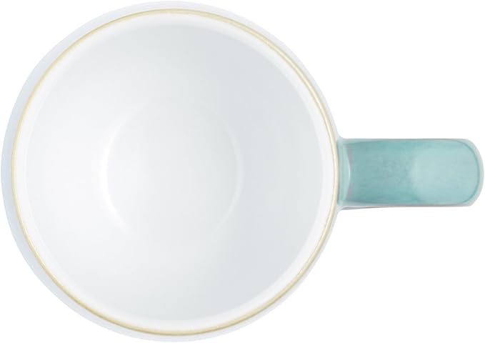 Denby Azure Coast Large Curve Mugs Set of 4