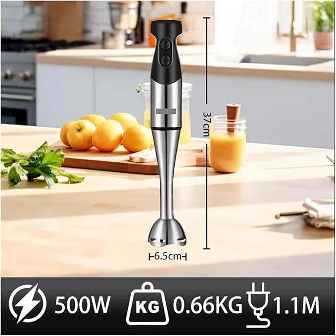 Fit for 3 in 1 Immersion Blender - Electric Hand Blender with Detachable Base Chopper and Whisk for Juices Jams and Mincemeat