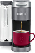 Keurig K-Supreme Single Serve K-Cup Pod Coffee Maker MultiStream Technology 4 Brew Sizes 66oz Dual-Position Removable Reservoir Gray
