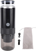 Portable Coffee Machine 170ml Cordless Electric Coffee Maker with 1200mAh Battery for Ground and Capsules Travel Camping Office