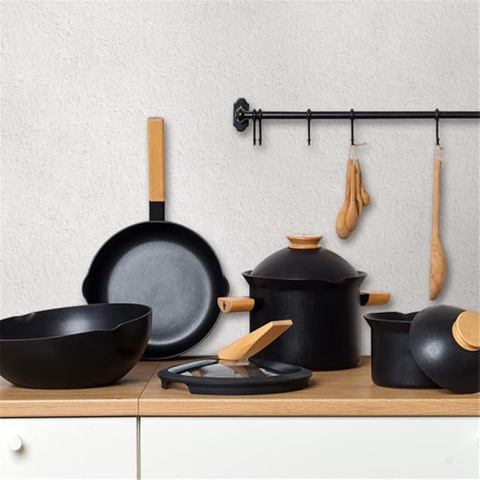 Cookware Set Pan Non Stick Cooking Pot Kitchen Dining Bar Cooker