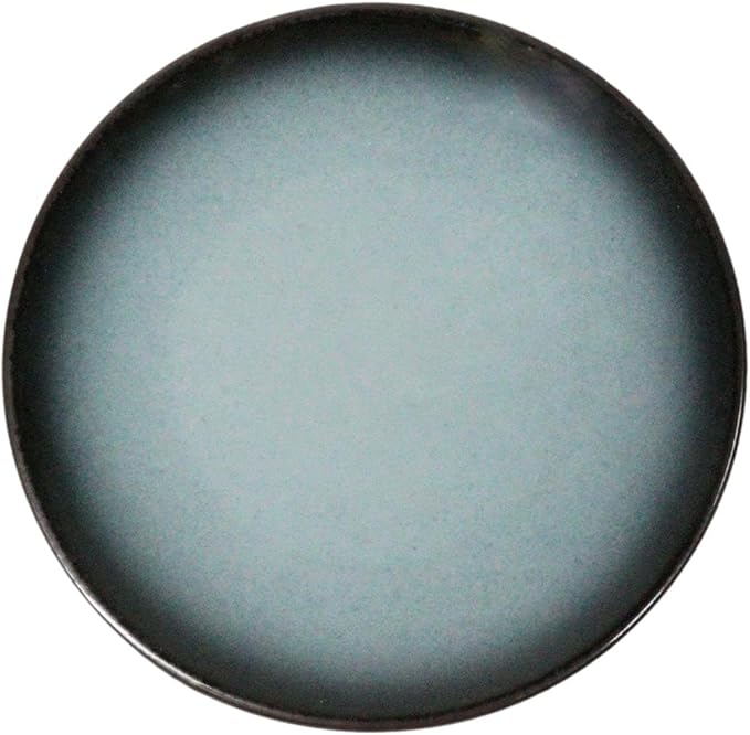 Ebros Gift Blue Sky Stars Artistic Seikai Porcelain Collection Dinnerware Serveware Kitchenware Set Asian Japanese Dining Restaurant Supply (Pack Of 5 Round Appetizer Salad Plates 6 D)