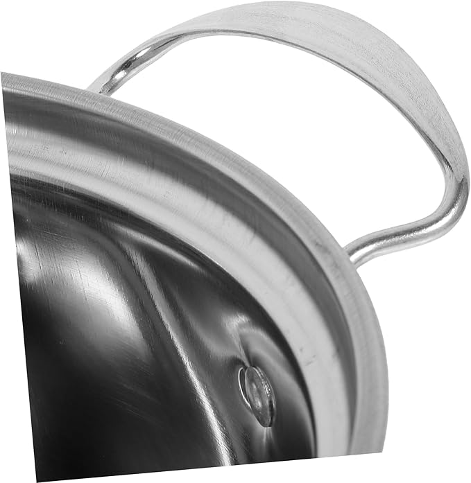 Cabilock 1set Stainless Steel Pot Set Cookware Set Soup Pot Frying Pan Clad Cookware