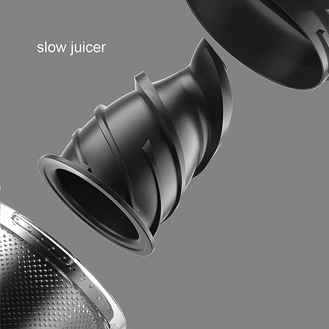 Portable Blender Automatic Small Masticating Juicer Machines Compact Slow Juicer Cold Press 120W Motor Reverse Function Higher Juice Yield