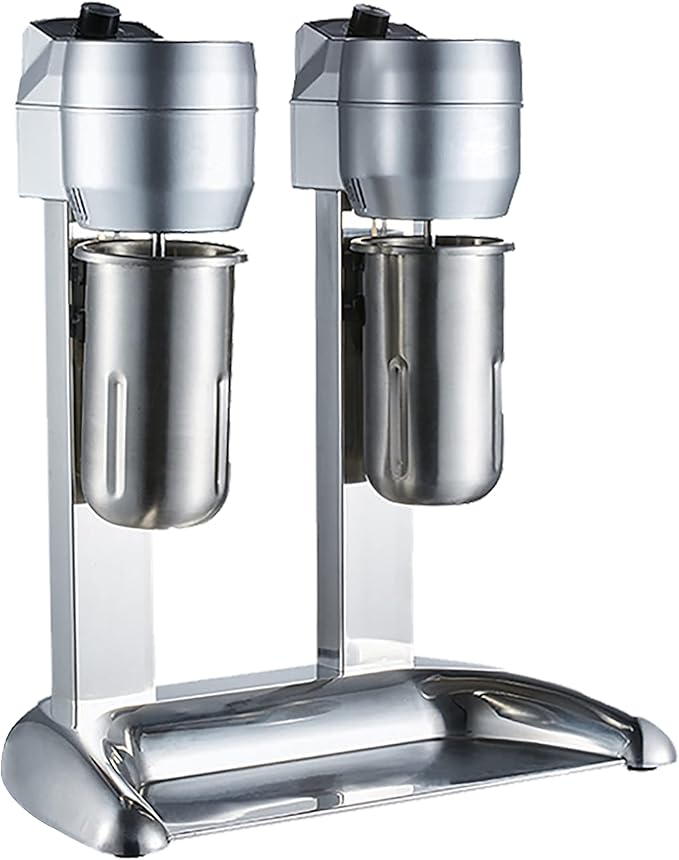 300W Commercial Milkshake Maker Machine 1000Ml*2 Double Head Milkshake Mixer 12000-18000 R/Min Food Blender Machine Ce/Fcc