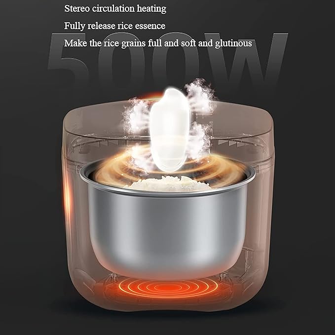 Rice Cooker 6-Layer Gathering Energy Non-Stick InnerReservation Rice Cooker for Family Dormitoryfor 2-4 People