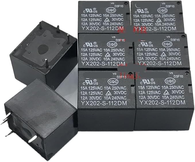 YX202-S-112D YX202-S-112DM Pressure Cooker Relay 4-pin Set 12V Insulation Kettle Rice Cooker Soy Milk Machine Heating Relay (Size : YX202-S-112DM 4 feet)