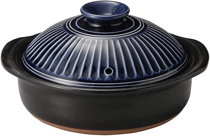 Pots Set Japanese Hot PotClay Rice CookerRound Ceramic CasseroleHeat-Resistant Earthenware Rice PotSlow Stew PotStovetop Ceramic CookwareStockpot