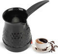 Turkish Coffee Pot 600ml Electric Turkish Coffee Maker ABS and Stainless Steel Turkish Coffee Machine with Removable Handle as Accessory for Heating Water and Others