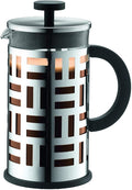 Eileen French Press Coffee and Tea Maker 34 Oz. Chrome