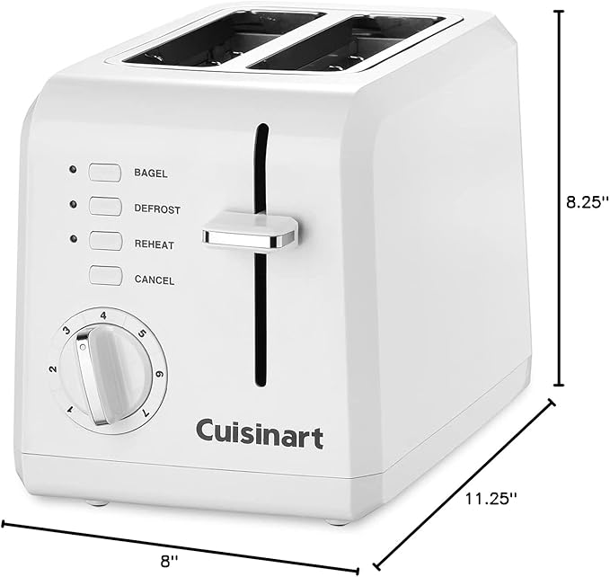 Cuisinart CPT-120 Compact Cool-Touch 2-Slice Toaster White