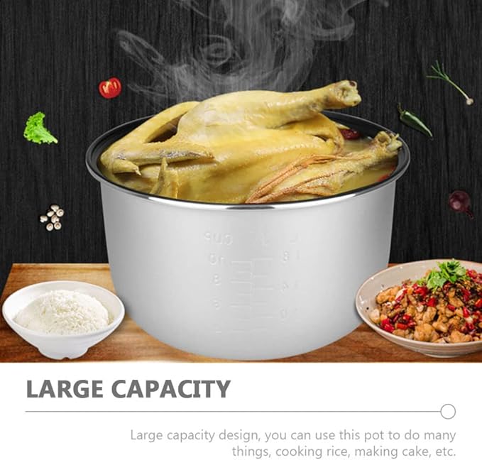 Cabilock Rice Cooker Liner Non Stick Inner Pot Rice Cooker inside Pot Electric Cooker Accessories for Home Kitchen Shop