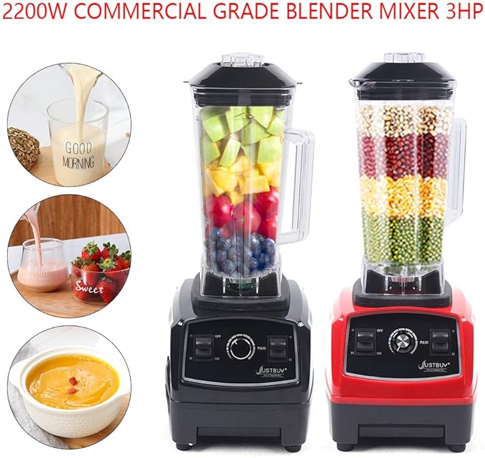 3HP 2200W Heavy Duty household Grade Blender Mixer Juicer household Smoothie Blender Household Grade Blender Mixer Juicer