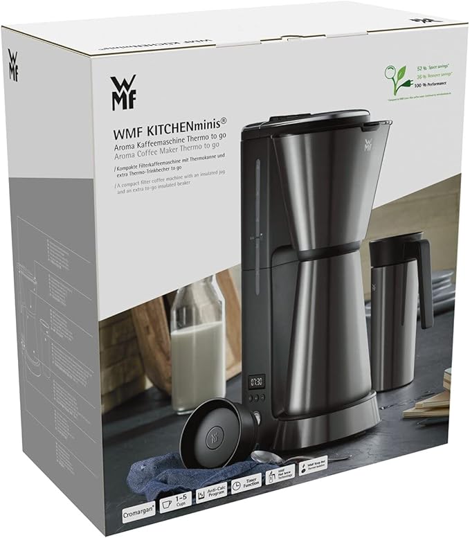 WMF KÜCHENminis Thermo to go Graphit coffee machine Graphit (metallic) Fassungsvermögen Tassen=5