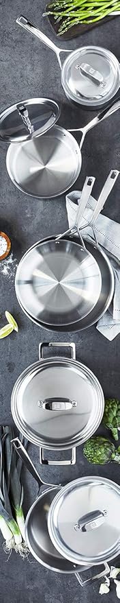 ZWILLING Aurora 5-Ply Stainless Steel 10 Piece Cookware Set