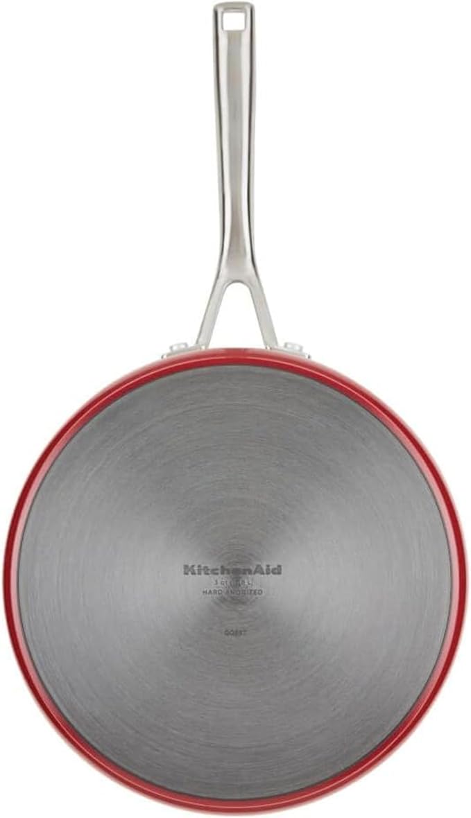 KitchenAid 84845 10-Pc. Hard Anodized Nonstick Ceramic Cookware Set - Empire Red
