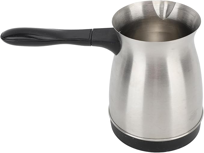 Electric Turkish Coffee Maker Stainless Steel 600ml Electric Coffee Machine Brews 5-6 Cups Dual Protection System