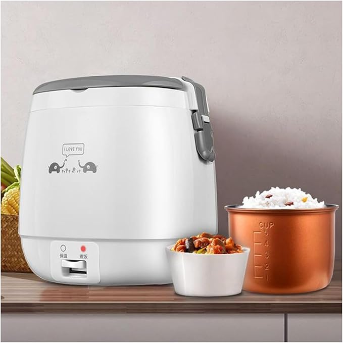 Mini Rice Cooker Commercial Rice Cooker 1.5L Rice Maker Removable Non-Stick Pot For Cooking Soups Stewing Steaming Automatic Keep Warm Function