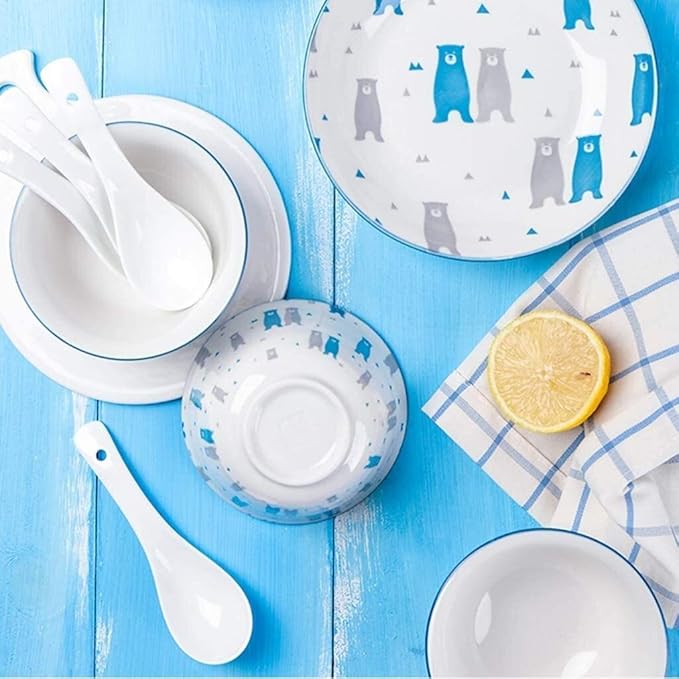 Elegant Dinnerware Set Dinner Plates Bowls Set Luxurious Kitchen Dinnerware Set Bpa-Free Dishwasher Safe The Best Gift For Family And Friends