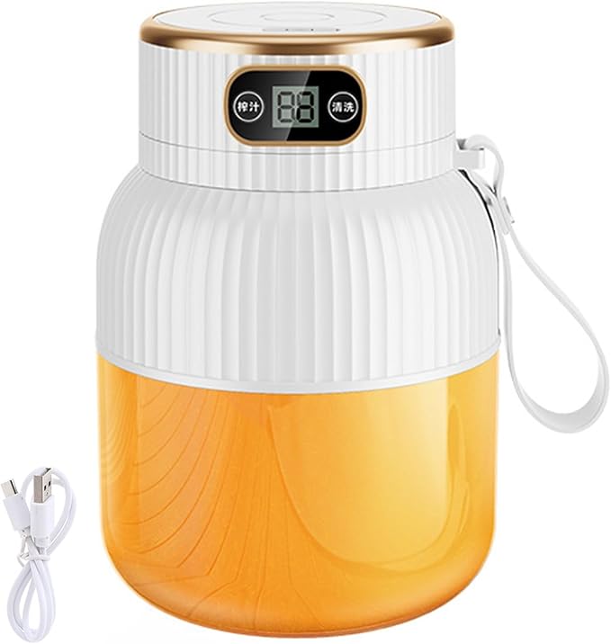 Large Capacity 600ml Portable Fruit Blenders USB Rechargeable High Speed Motor Juicer for Juices and Protein Shakes USB Rechargeable Juicer