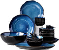 Stoneware Dinnerware Set Kitchen and Dining 23 Piece Porcelain Dinnerware SetsService for 6Ceramics Dishes Dinner Set