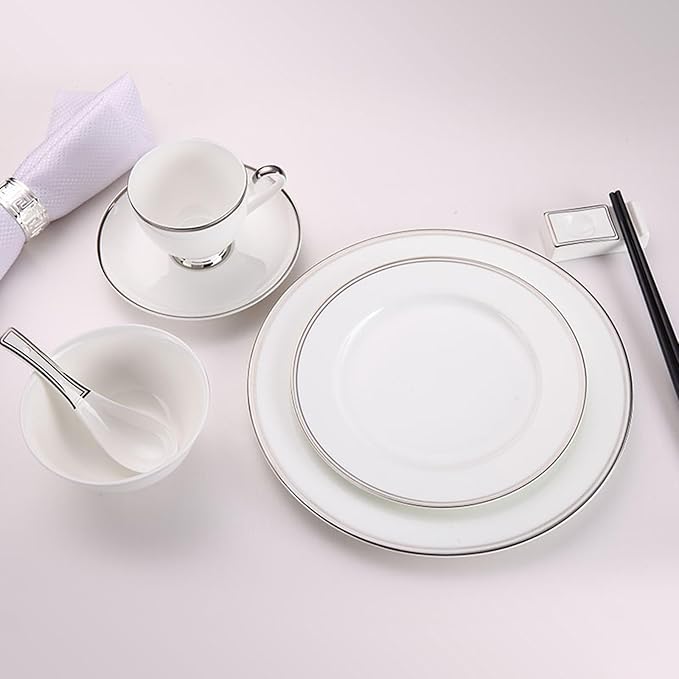 24-piece porcelain dinnerware set bone china dinnerware set dinnerware sets dishes set for 6 wedding family gathering banquet hotel for hotel banquets weddings home use Gift for mom