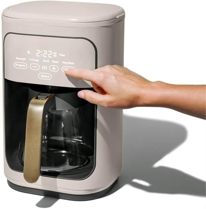 Coffee Maker 14-Cup Programmable Drip Coffee Maker with Touchscreen Controls Auto Shut-Off and Keep Warm Function