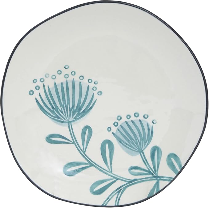 Baum-Essex - Dinnerware Sets 16 Piece Dish Set for 4 Beautiful Home Decor includes Dinner Plates Salad Plates Bowls and Mugs (Naples Blue)