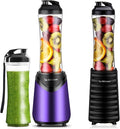 La Reveuse 300W Personal Size Blender (Purple) + La Reveuse 300W Personal Size Blender (Black)