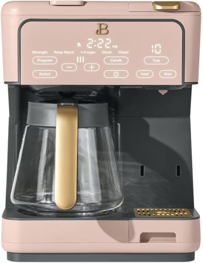 Multi-Brew Coffee Maker 12-Cup Carafe + Single-Serve Pods or Grounds Over Ice Touch Display by Drew Barrymoree.