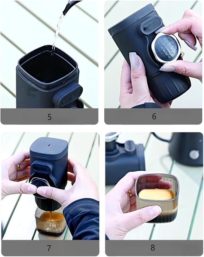 Car Portable Hand-press Coffee Maker for Mercedes-Maybach S560 S650 2018 2019 2020 Vehicle Coffee Machines Automobile Espresso Machines Handheld Coffee Machine