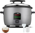 8L to 45L Large Commercial Rice Cooker Electric Rice Cooking Machine with Simple One-Touch Control High PowerNon-Stick Cooking Potfor Restaurant School Canteen Hotel and Food Truck(A10L)