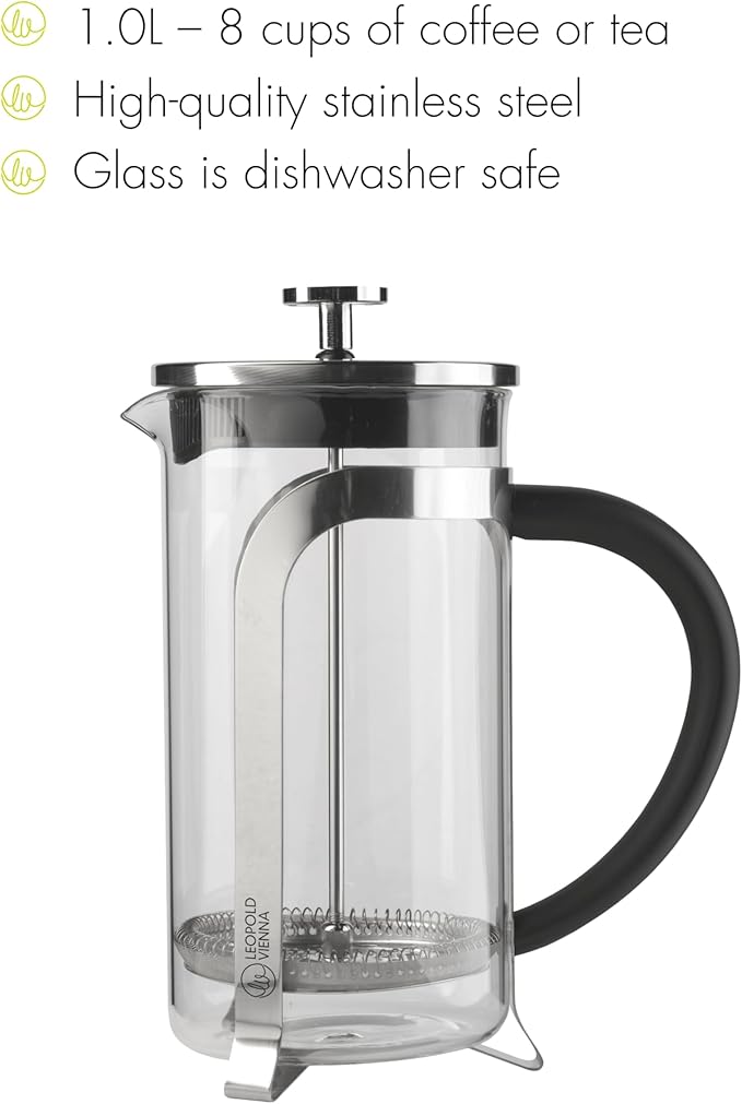 Leopold Vienna Coffee Maker 10L 10.3 x 17.399999999999999 x 21.6 cm Silver