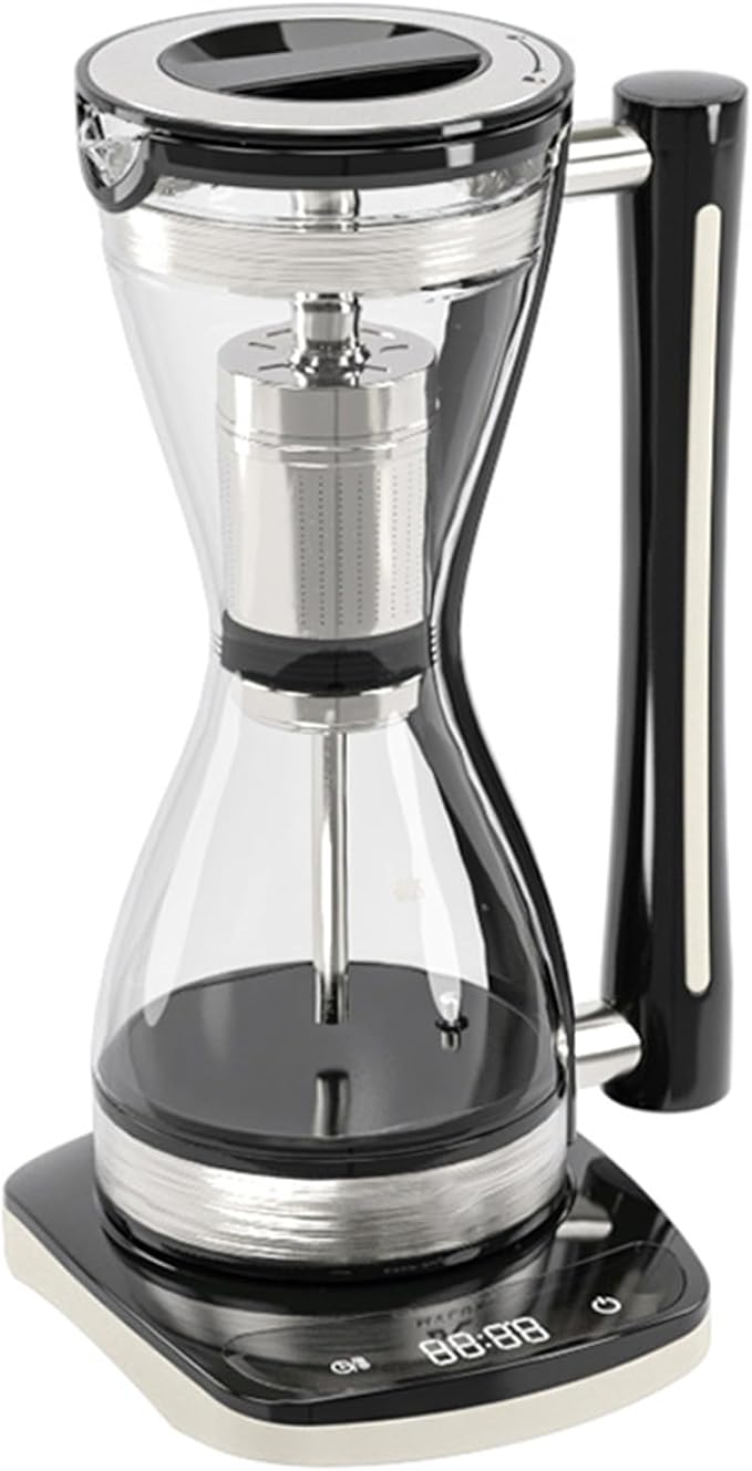 Syphon Vacuum Coffee Maker Glass Electric Siphon Pot 3 Adjustable Gears Intelligent Heat Preservation 240ml Capacity for Use At Home Coffee Shops Offices &amp Other Places