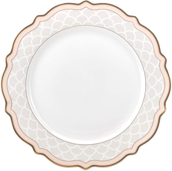 Euro Porcelain 57-pc Banquet Dinnerware Set Luxury Bone China Tableware Service for 8 (6664G) 6664-20
