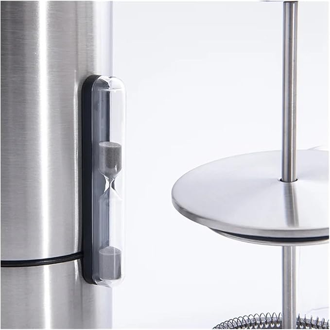 AT21-1 Piece Coffee Machine Double Wall French Press Insulated &ampTea Brewing Pot 1200Ml Maker 304Stainless Steel