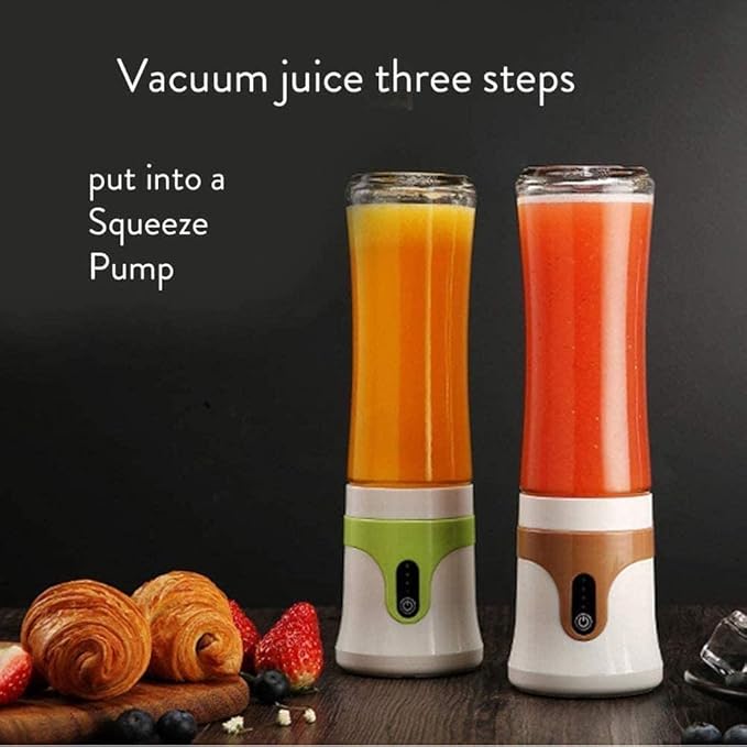 Portable Personal Size Blender USB Rechargeable Mini Fruits Juicer Blender for Shakes and Smoothies with Juicer Cup for Sports Travel and Outdoor