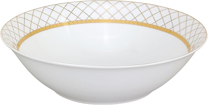 Lorren Home Trends 57-Piece Porcelain Dinnerware Set Beatrice Service for 8