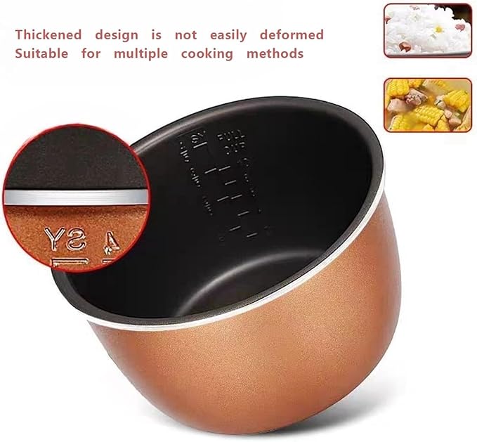 2.5L Electric Rice Cooker Inner Pot Bowls Multicooker Bowl Tank for Cooking Soup Porridge