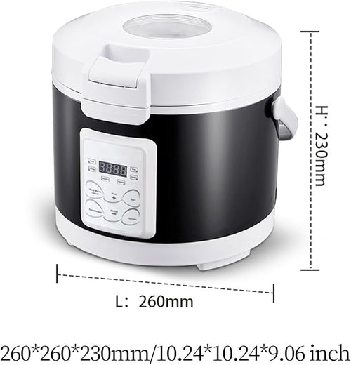 12V 24V Portable Car 3L Electric Rice Cooker 26x23cm Portable Multifunctional Professional for Keeping Warm Rice Cooking Pot B(Style B)