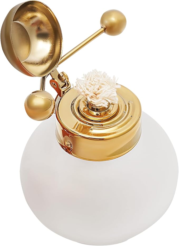 Belgian/Belgium Royal Family Balance Siphon/Syphon Coffee Maker Elegant Double Ridged Fulcrum with Tee handle (Classic Gold400ml/13.53oz)