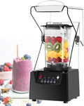 Professional Compact Smoothie - 1.8 L Capacity Food Processing Blender 2200 W with Sound Enclosure Preset 5 Timings - for Cold Drinks Smoothies Sauces Shakes Cocktails